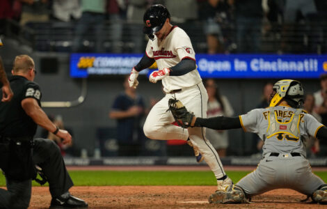 Bazzana hits 2-run homer in 9th to rally Guardians to 5-3 victory over Pirates